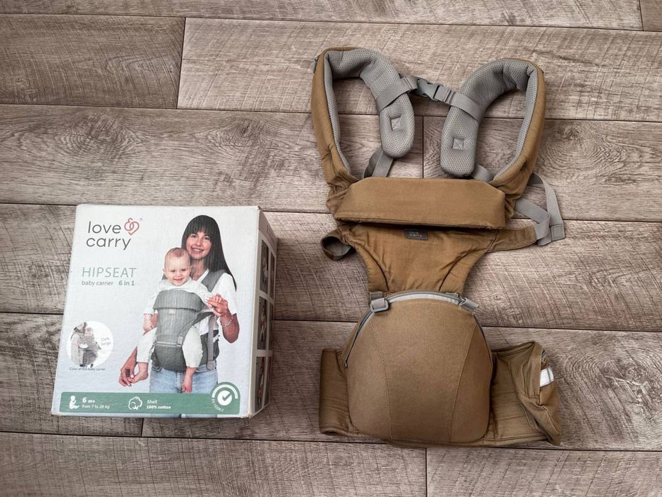 Хіпсіт  love carry 6в 1 коричневого кольору