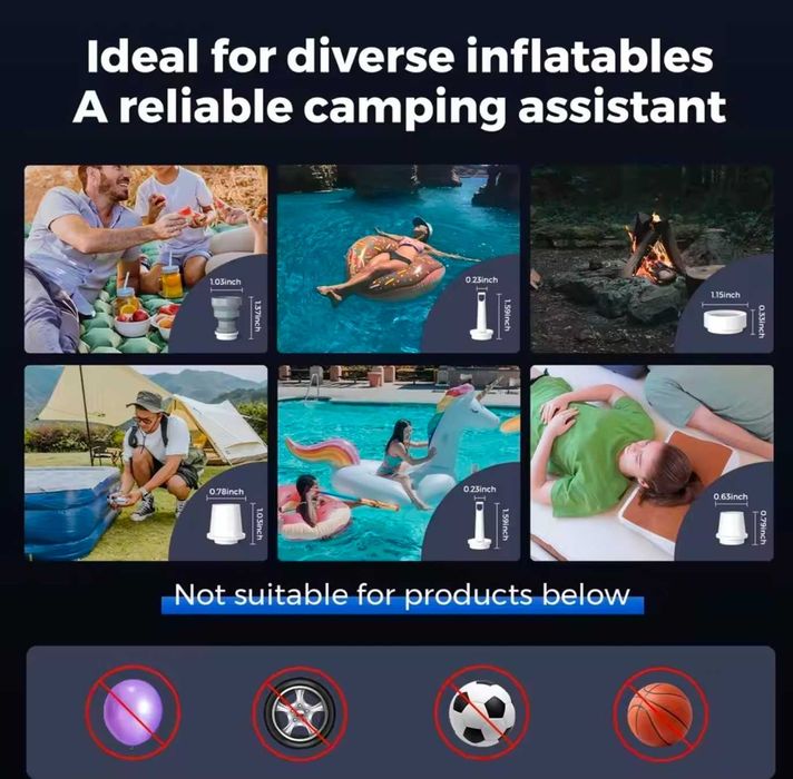 Flextail Tiny Pump 2X pompka elektryczna turystyczna