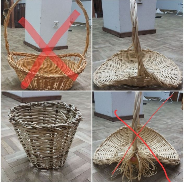 Cestos vários de verga
