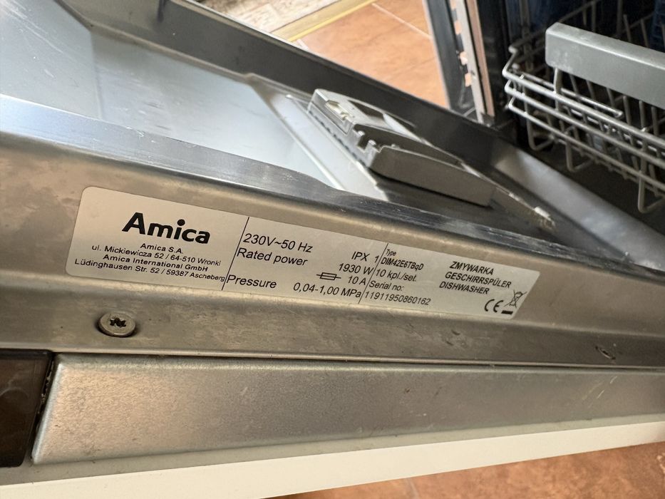 Zmywarka amica DIM42E6TBqD 45cm