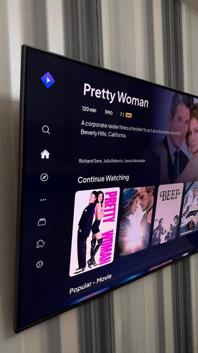 TV Samsung Neo QLED 4K de 55 polegadas, modelo QN85D
