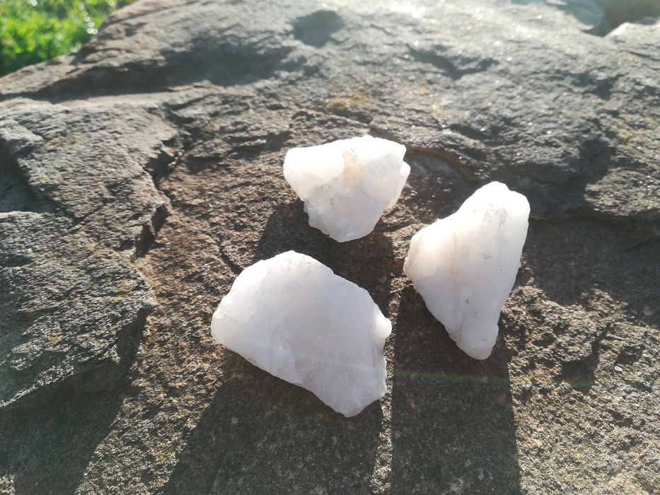 Pedras de proteção espiritual, cristais calcite branca 5€ cada