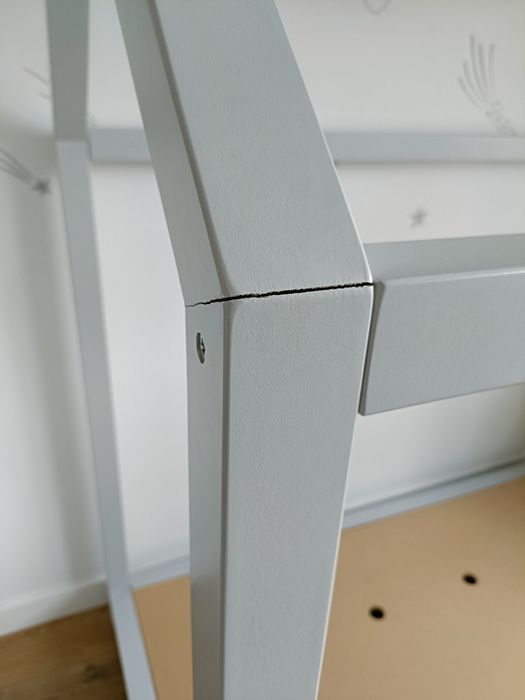 Cama casinha madeira lacada + Estrado + Colchão