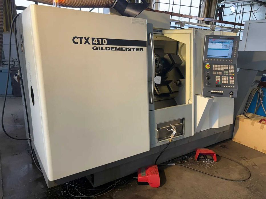 3097 годин. Токарний верстат з ЧПУ Gildemeister CTX410, 2006 рік,