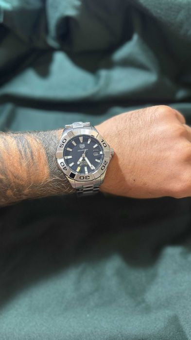Годинник TAG Heuer Aquaracer Calibre 5 Automatic чорний