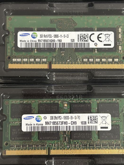 so-dimm ddr3 2gb Samsung ОЗУ, оперативка ноутбука