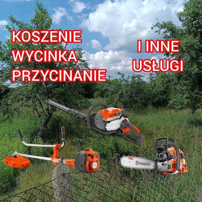 Usługi ogrodnicze Koszenie trawy wycinka drzew przycinanie żywopłotów