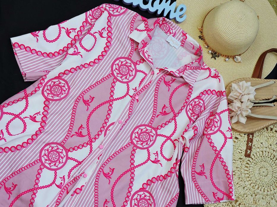 Bella Donna Koszula overszie wzory  L/XL