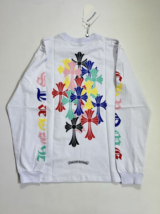 лонгслив Chrome Hearts Multi Colour White