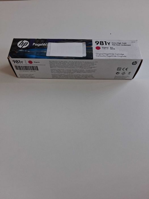 Toners HP 981Y . 2 cores Cyan e Magenta.