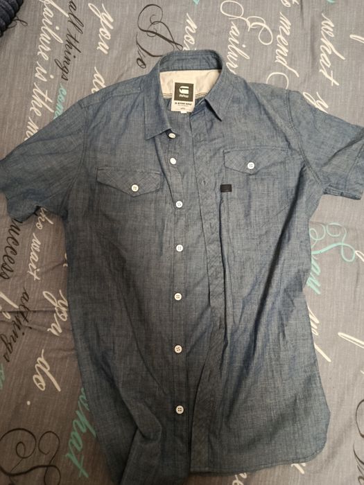 Мужская лёгкая рубашка g star raw l