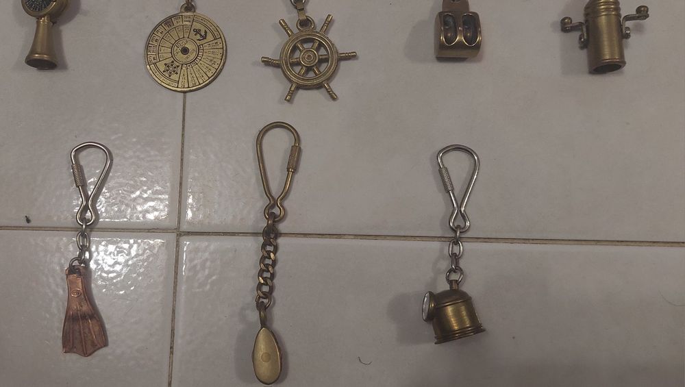 13 Lindos porta-chaves de Arte marinheiro