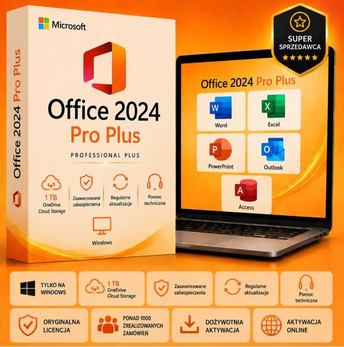 Microsoft Office 2024 Professional Plus KLUCZ PL
