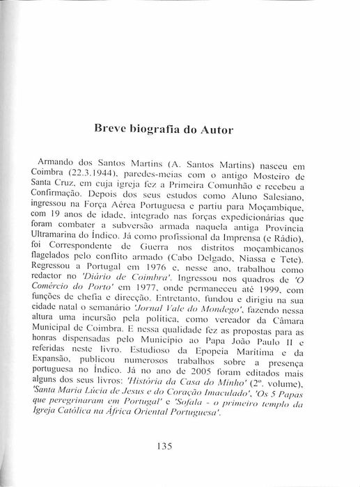 "João Paulo II em Coimbra" de A. Santos Martins [Novo]