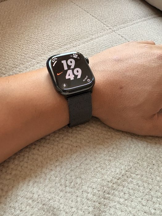 Apple watch serie 10 Gps + cellular 46mm em titanium ardósia