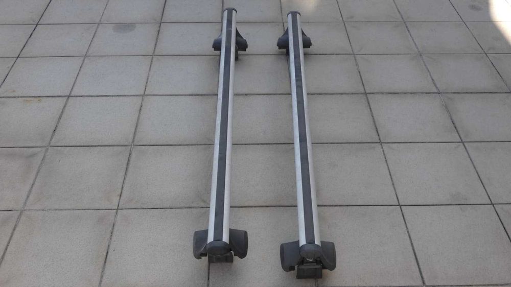 Barras de tejadilho Alumínio com fixações - Kit completo