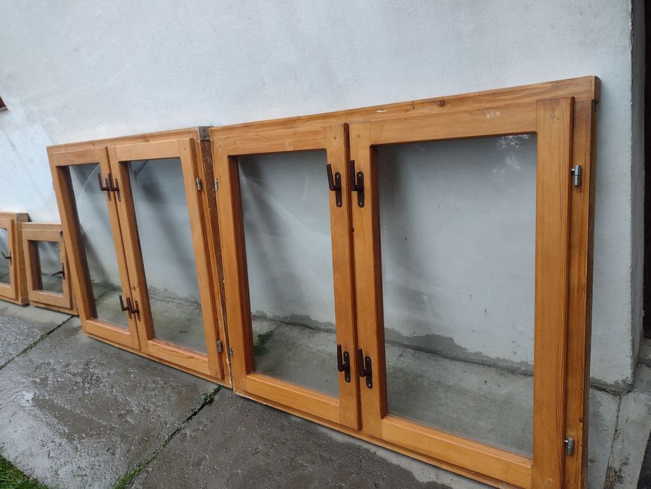 Okna drewniane czteroletnie