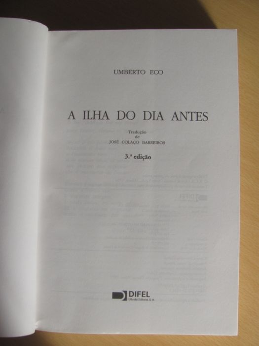 A Ilha do Dia Antes de Umberto Eco