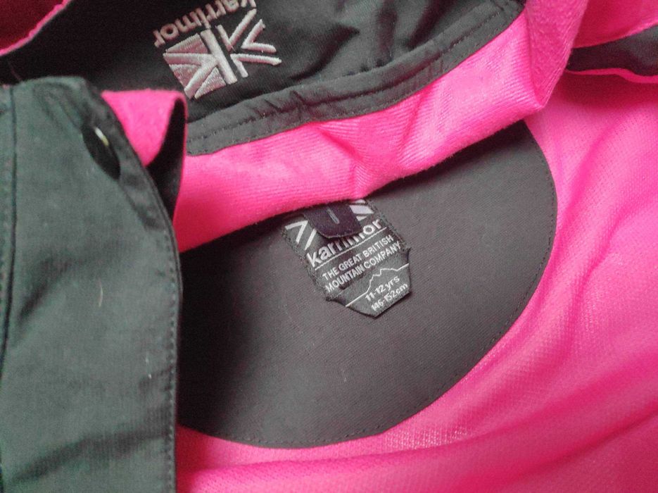 Czarna kurtka Karrimor, rozmiar 146-152