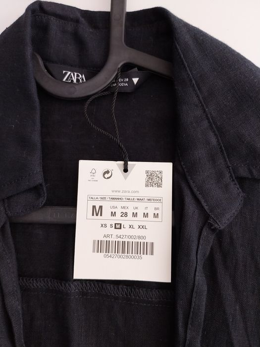 Camisa nova de linho da Zara