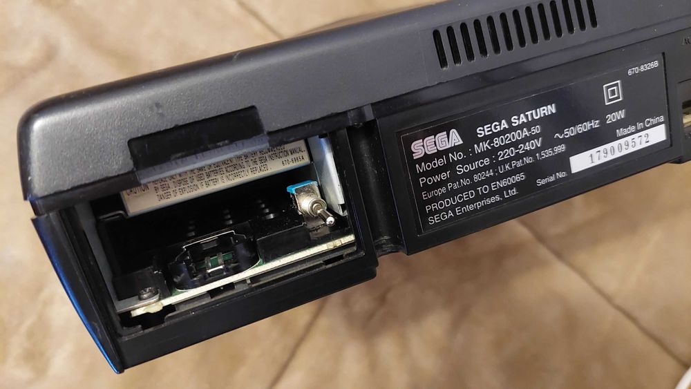 Sega Saturn Unlocked [Region Free, FRAM Mod, 50/60Hz]64284483833219124