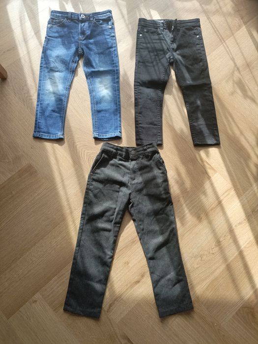 3 pary spodni chłopięcych 104cm