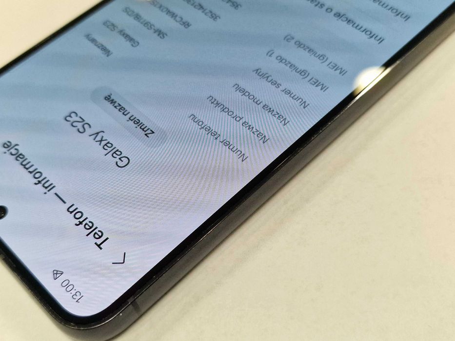 Samsung Galaxy S23/ 8GB/ 256GB/ Phantom Black/ Grade A- + ładowarka