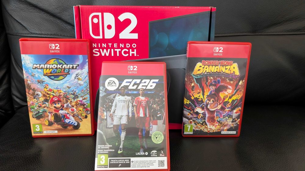 Troco/Vendo Nintendo Switch 2 + jogos e acessórios.