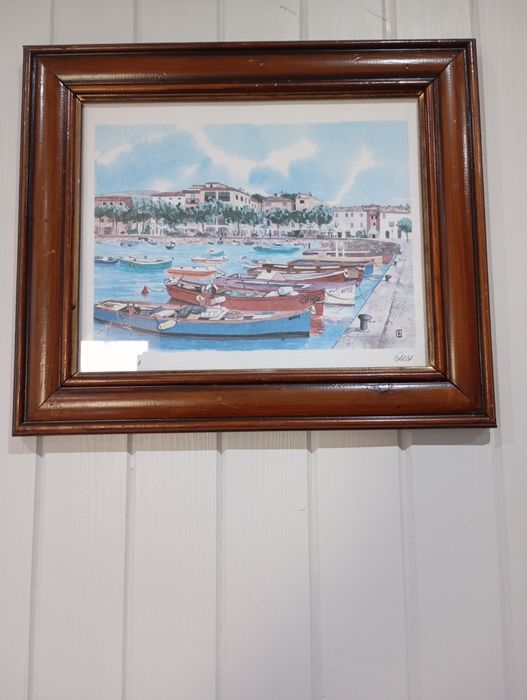 Obraz- technika akwarela. Włochy 2003(33x28)