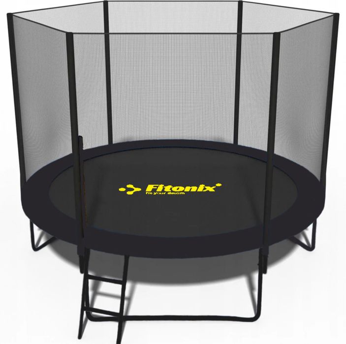 Батут Fitonix 252 см + зовнішня сітка + сходи
