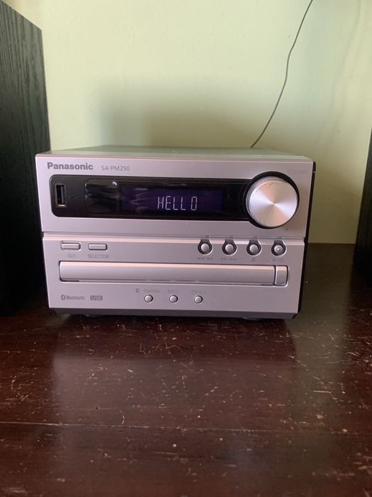 Micro Sistema hi-fi panasonic sc-pm250ec-s bluetooth