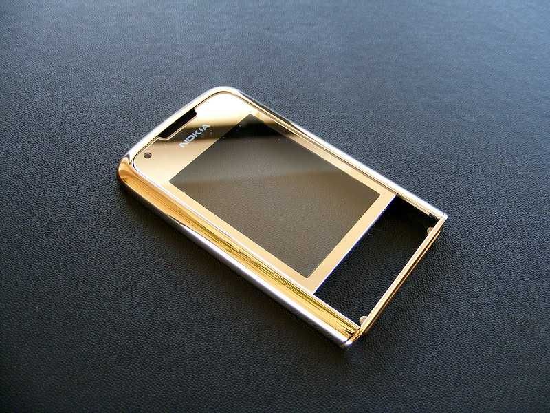 Szybka, obudowa, osłona górna Nokia 8800 Gold ARTE