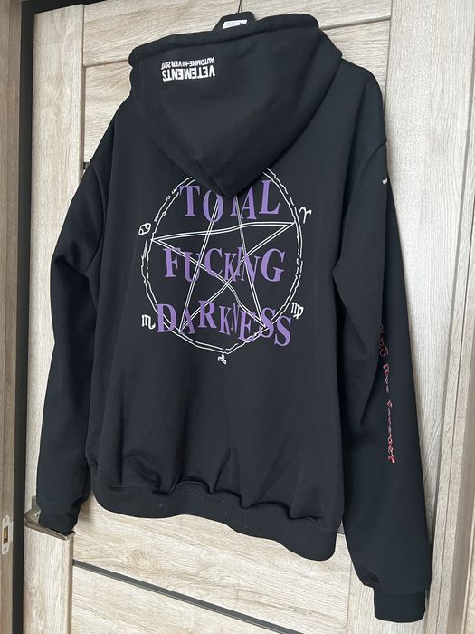 Zip-Hoodie Vetements Total Fucking Darkness: 4 000 грн. - Худи
