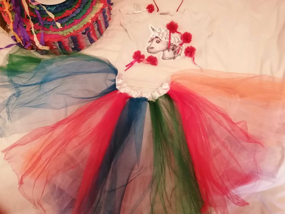 350грн.Костюм Единорога Костюм Єдинорога.Фатиновая пышная юбка.Обруч.