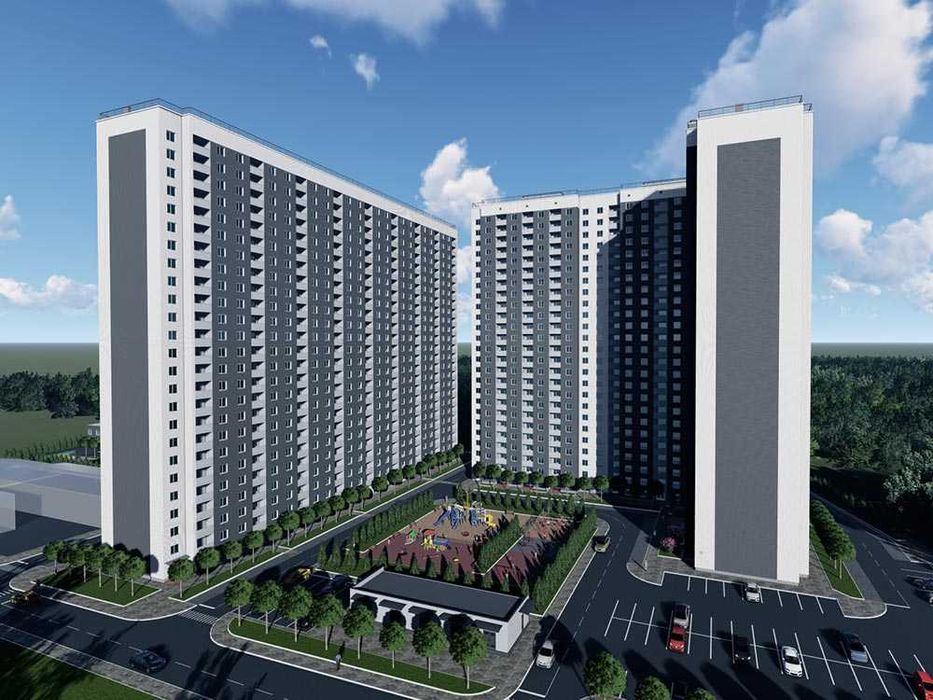 1к 48.5м² з топ плануванням (кух 18 м²). ЖК Деснянський. Іпотека,без%!