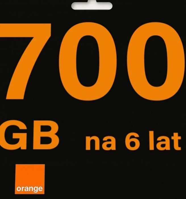 Internet Mobilny Orange 700GB na 6 lat Karta SIM STARTER LTE 4G 5G