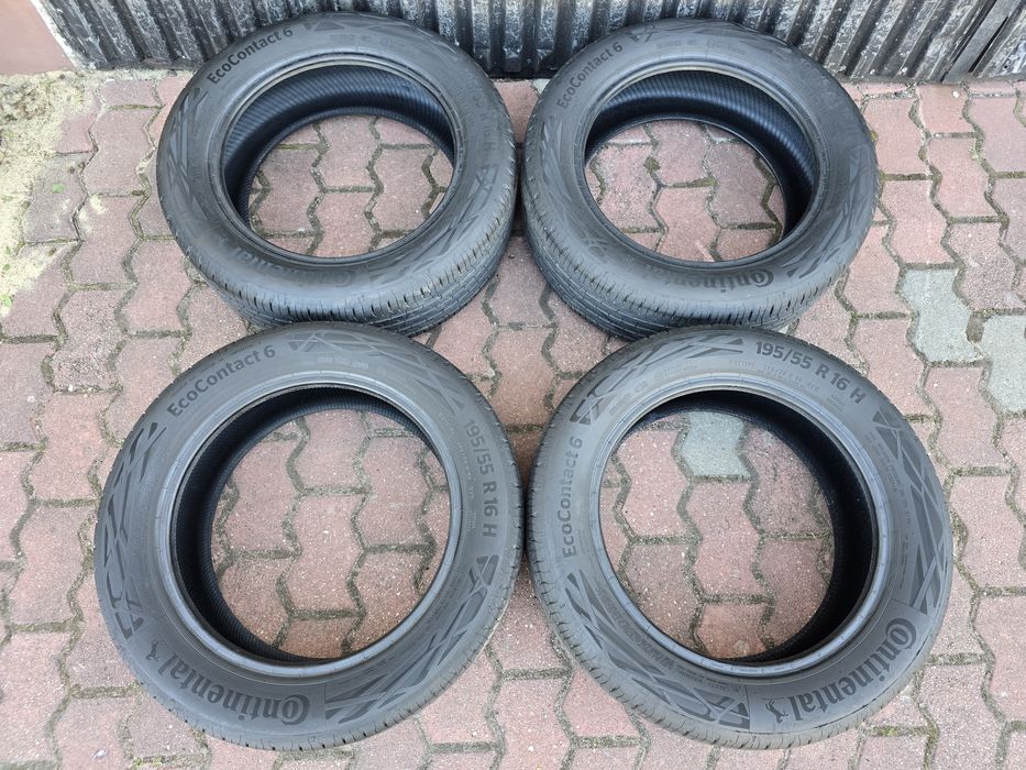 Komplet opon letnich 195/55R16 87H Continental EcoContact 6