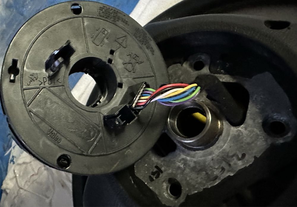 Mercedes W169 class A volante airbag botao vidro comutador fita airbag