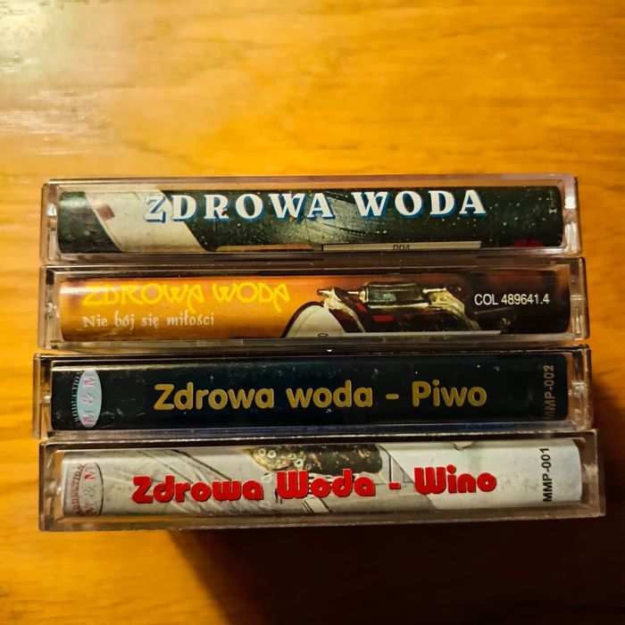 4 oryginalne kasety magnetofonowe - Zdrowa Woda
