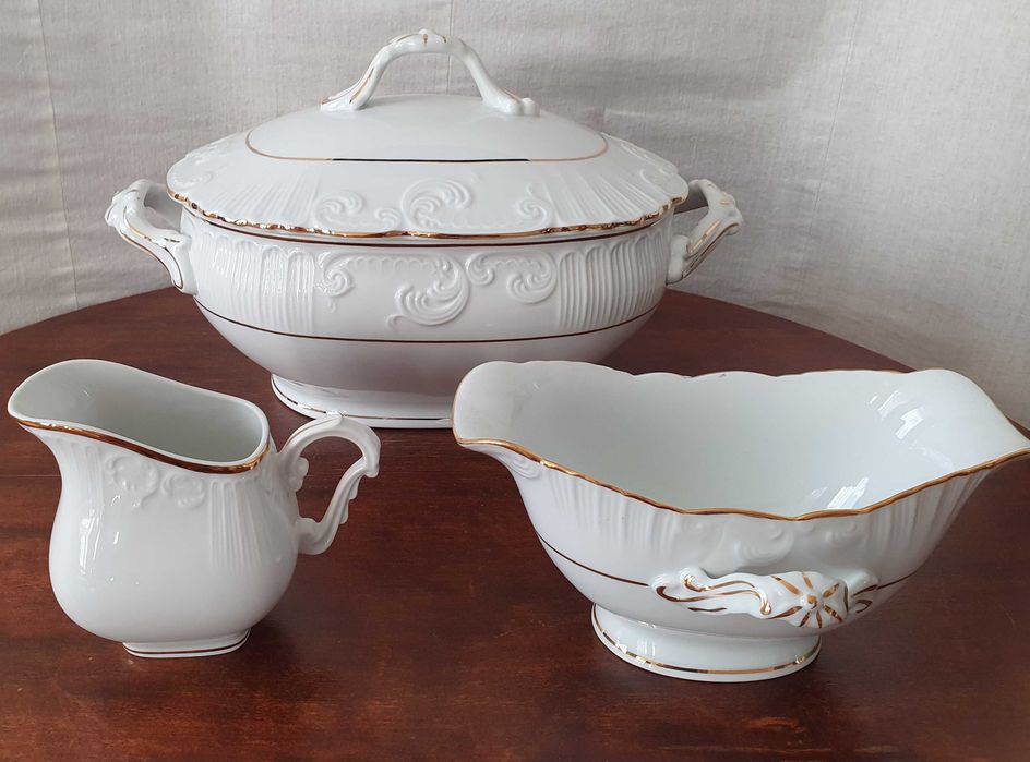 Vista Alegre Branco e Ouro