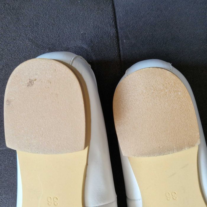 Buty balerinki białe Baldaccini skóra roz. 35