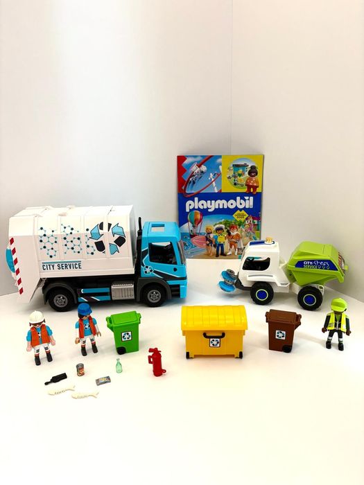 Playmobil 70885 Śmieciarka Playmobil 71432 Zamiatarka