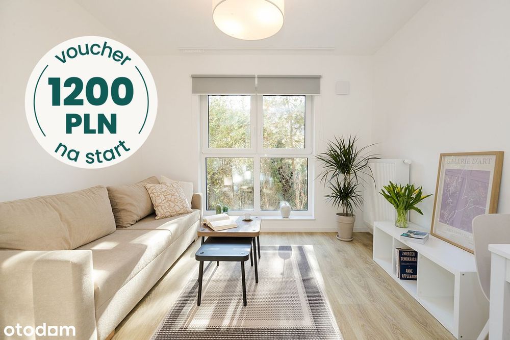 Studio 21 m², komfortowe, nowoczesne, zwierzolubne, voucher, rabat