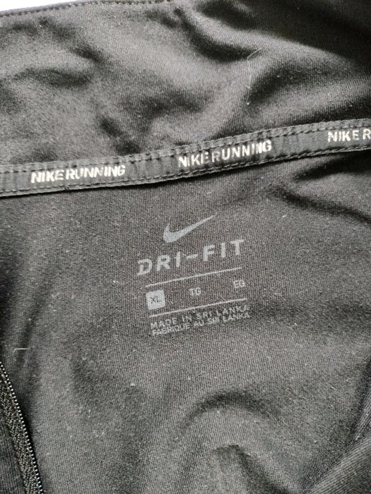 Nike running Dri-fit quartet zip XL  męska czarna bluza sportowa