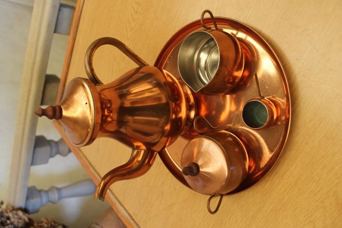 Conjunto de chá antigo