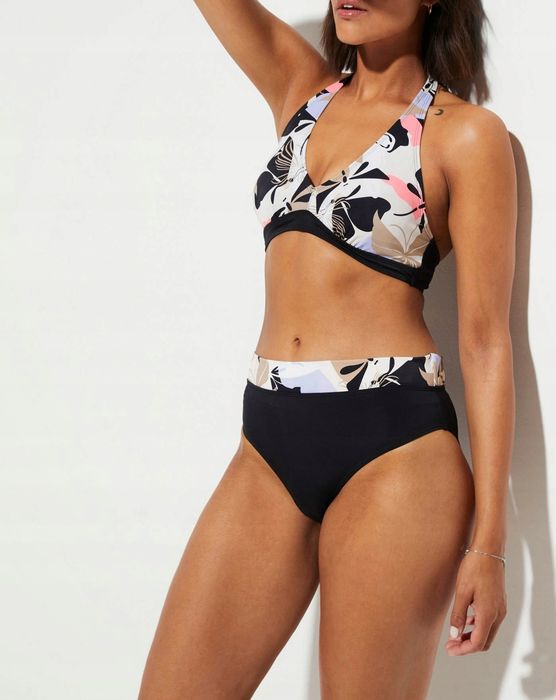 B.P.C bikini wiązane w kwiaty z figami ^36