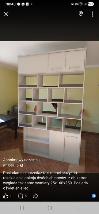 Regał meblościanka