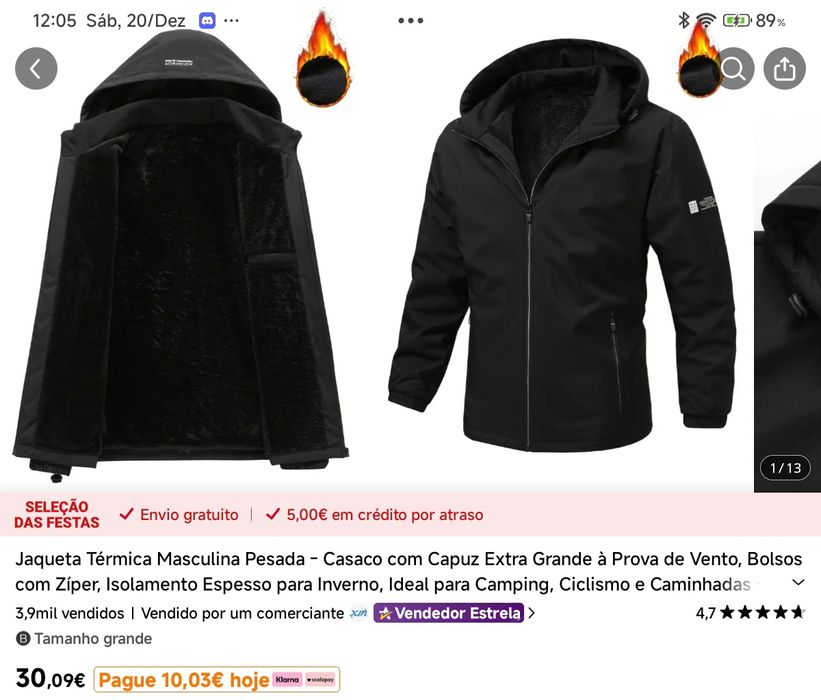 casaco impermeável novocom capuz a estrear xxl
xxl 3xl n 52-58
servem