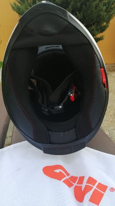 Capacete de mota Givi 50.5 Tridion Branco (M)