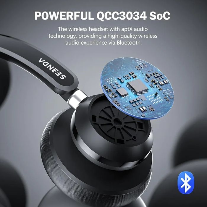 Słuchawki bezprzewodowe Seenda Wireless Headset z mikrofonem